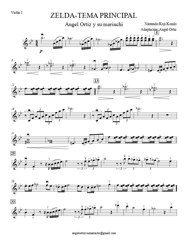 La imagen puede contener una previsualizacion de una partitura